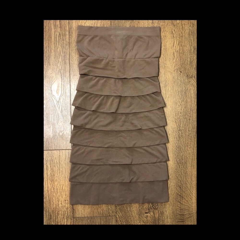 Brown Tube Dress